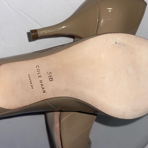 Cole Haan nude heels size 5.5 new - Picture 7 of 9